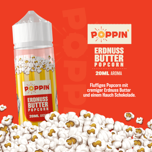 Erdnussbutter Popcorn Aroma Poppin
