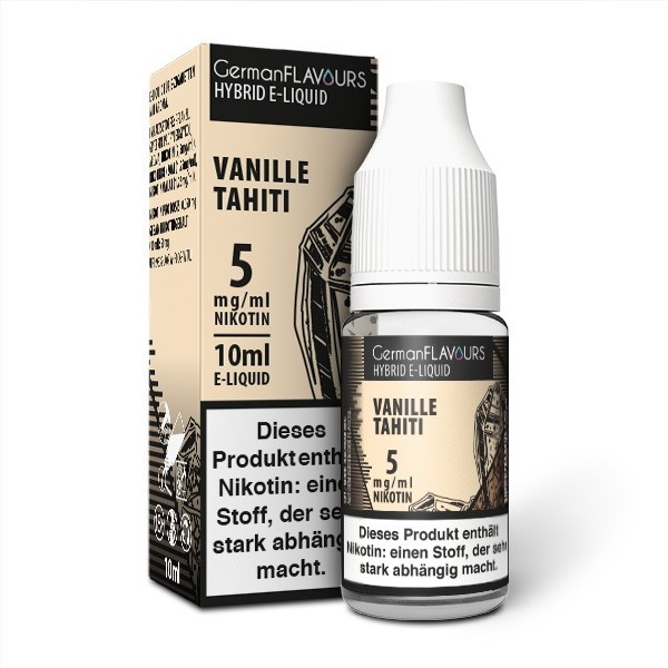 GermanFlavours Hybrid Liquid Vanille Tahiti Nikotinsalz 10ml
