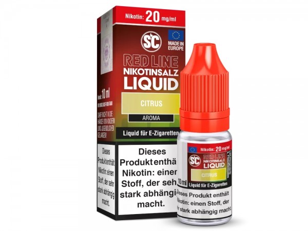 Citrus Nikotinsalz Liquid SC Red Line