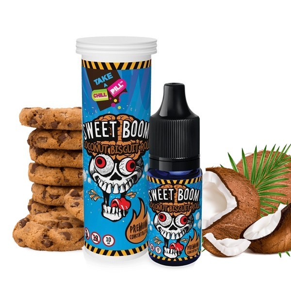 Sweet Boom - Coconut Bisquit Roll Aroma 10ml by Chill Pill