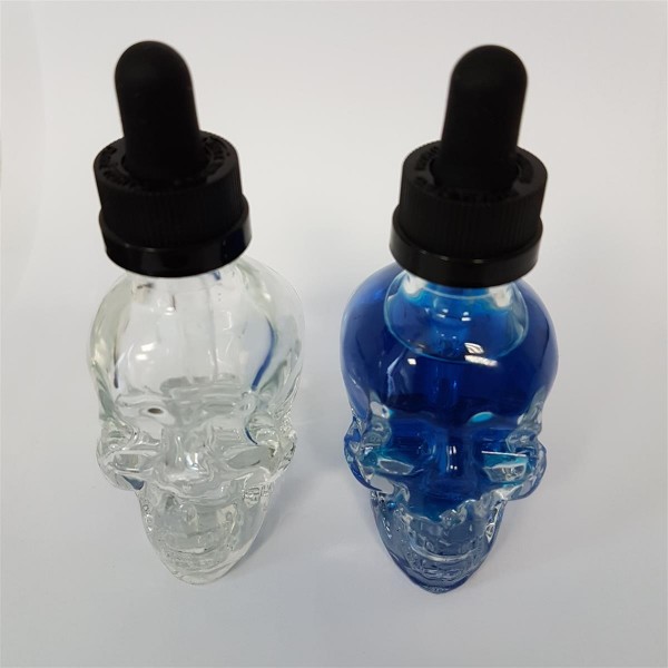 Glasflasche Totenkopf - Schädel - Skull