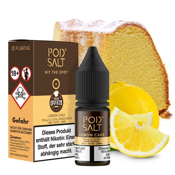 Pod Salt Liquid Lemon Cake Nikotinsalz 20mg/ml