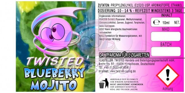 Blueberry Mojito - Aroma Twisted 10ml