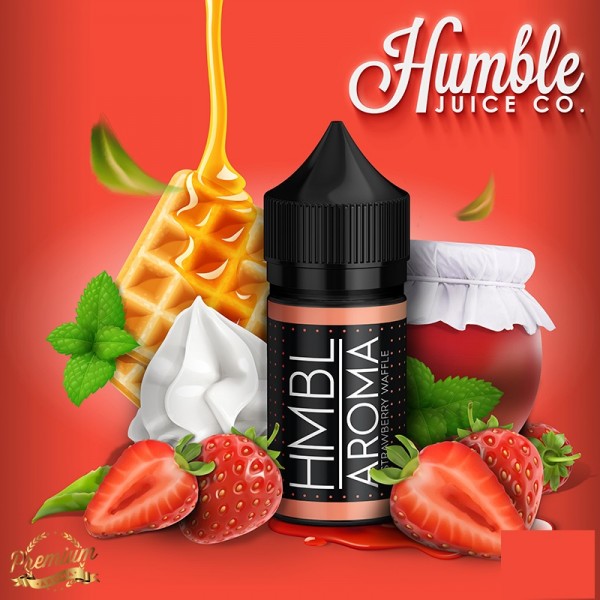 Strawberry Waffle - Aroma - Humble Juice - 30ml