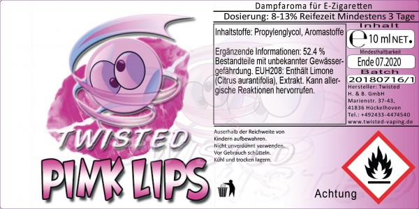 Pink Lips - Aroma Twisted 10ml