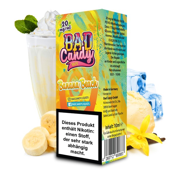 Bad Candy Liquid Banana Beach Nikotinsalz