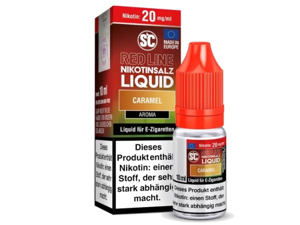 Caramel Nikotinsalz Liquid SC Red Line