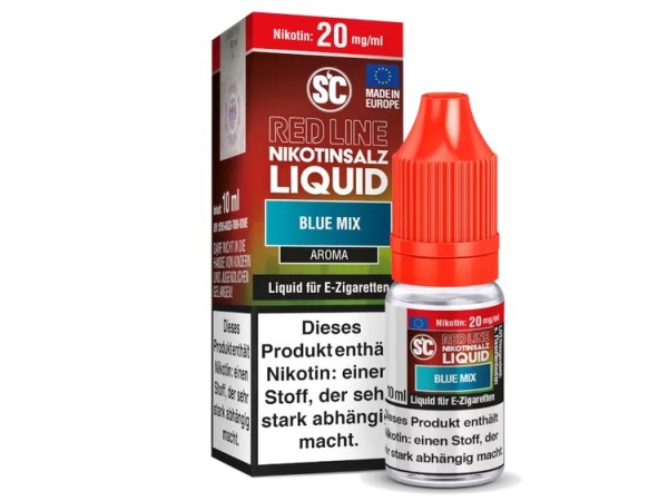 Blue Mix Nikotinsalz Liquid SC Red Line