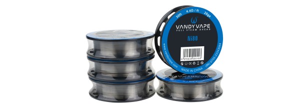 Vandy Vape - Ni80 - Fused Clapton (26ga*2+35ga) - Wickeldraht