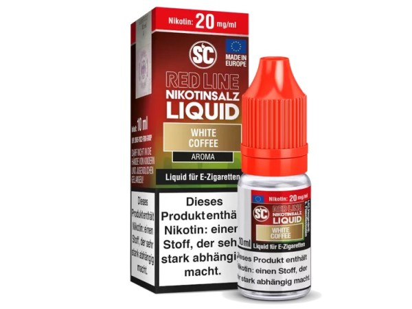 White Coffee Nikotinsalz Liquid SC Red Line