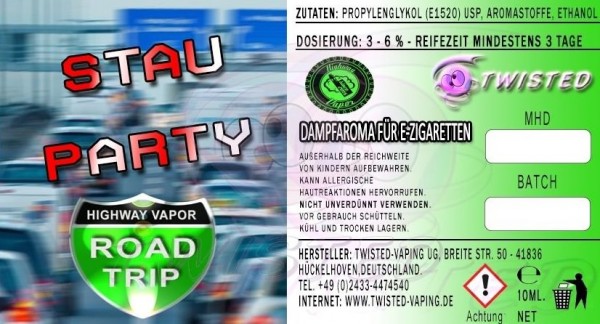 Road Trip - Stauparty - Aroma Twisted 10ml