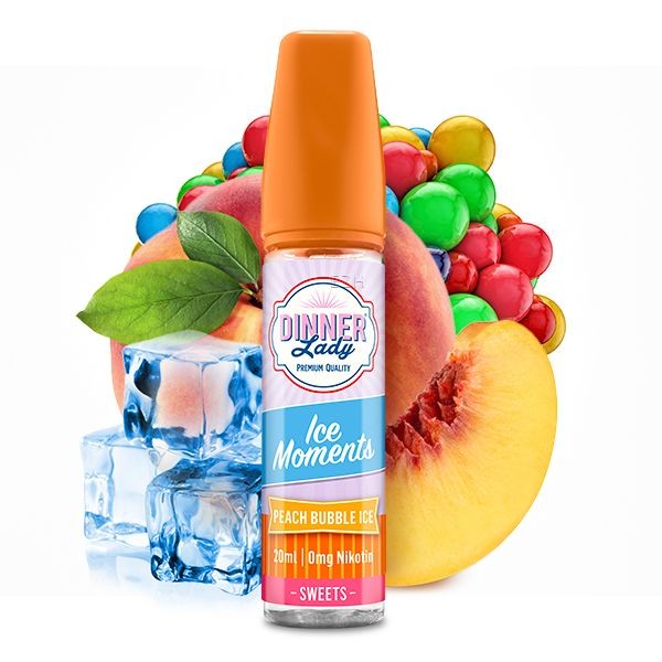 Peach Bubble Ice Aroma Dinner Lady Ice Moments