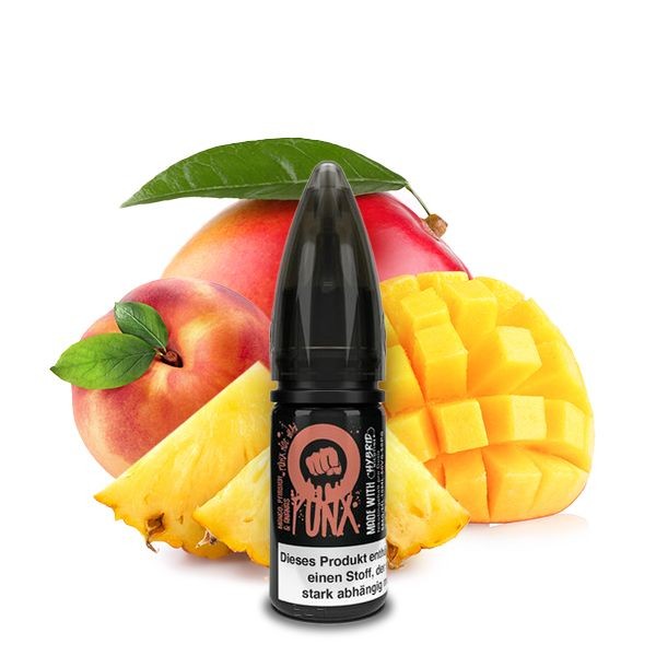 Riot Squad PUNX Liquid Mango, Peach & Pineapple Nikotinsalz 10ml