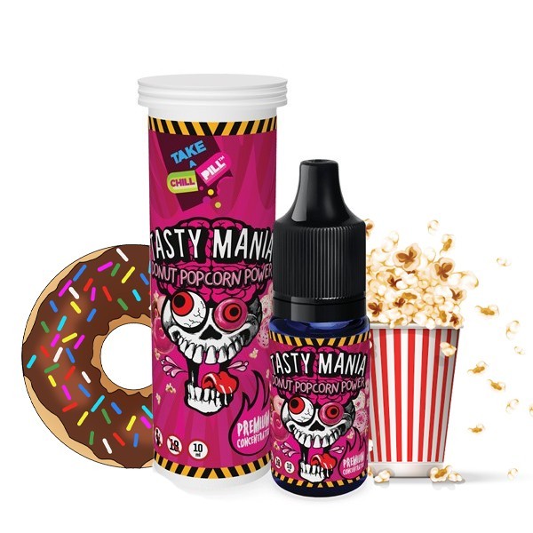 Tasty Mania - Donut Popcorn Power Aroma 10ml by Chill Pill