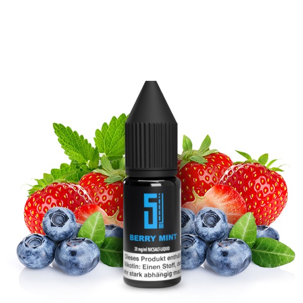 Berry Mint Nikotinsalz Liquid 5EL