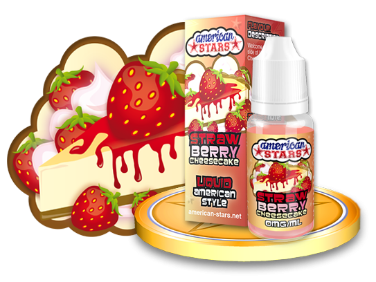 American Stars Liquid Strawberry Cheesecake