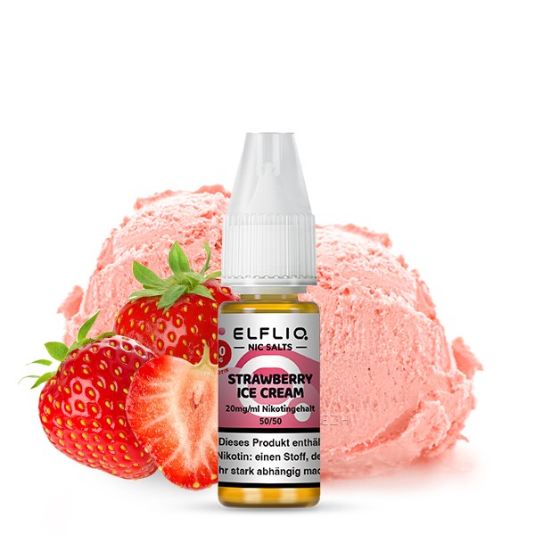 ELFLIQ Strawberry Ice Cream Liquid Nikotinsalz Elfbar