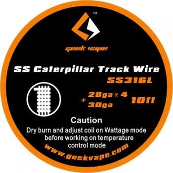 GeekVape - SS316L Caterpillar - Wickeldraht
