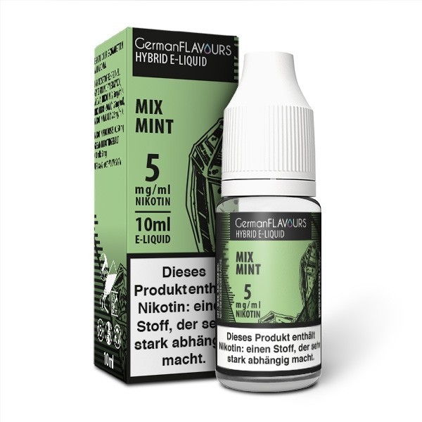 GermanFlavours Hybrid Liquid Mix Mint Nikotinsalz 10ml