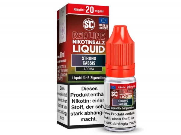 Strong Cassis Nikotinsalz Liquid SC Red Line
