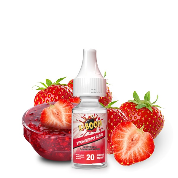 K-Boom Liquid Strawberry Bomb Nikotinsalz