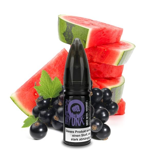 Riot Squad PUNX Liquid Blackcurrant & Watermelon Nikotinsalz 10ml