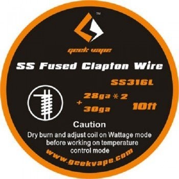GeekVape - SS316L Fused Clapton - Wickeldraht